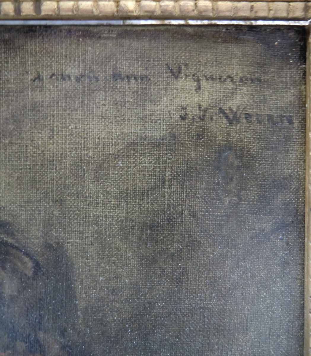 Weerts Jean-joseph (1846-1927) "the Death Of Bara" (study), 1883 Oil On Canvas, Signed 40 X 32-photo-2