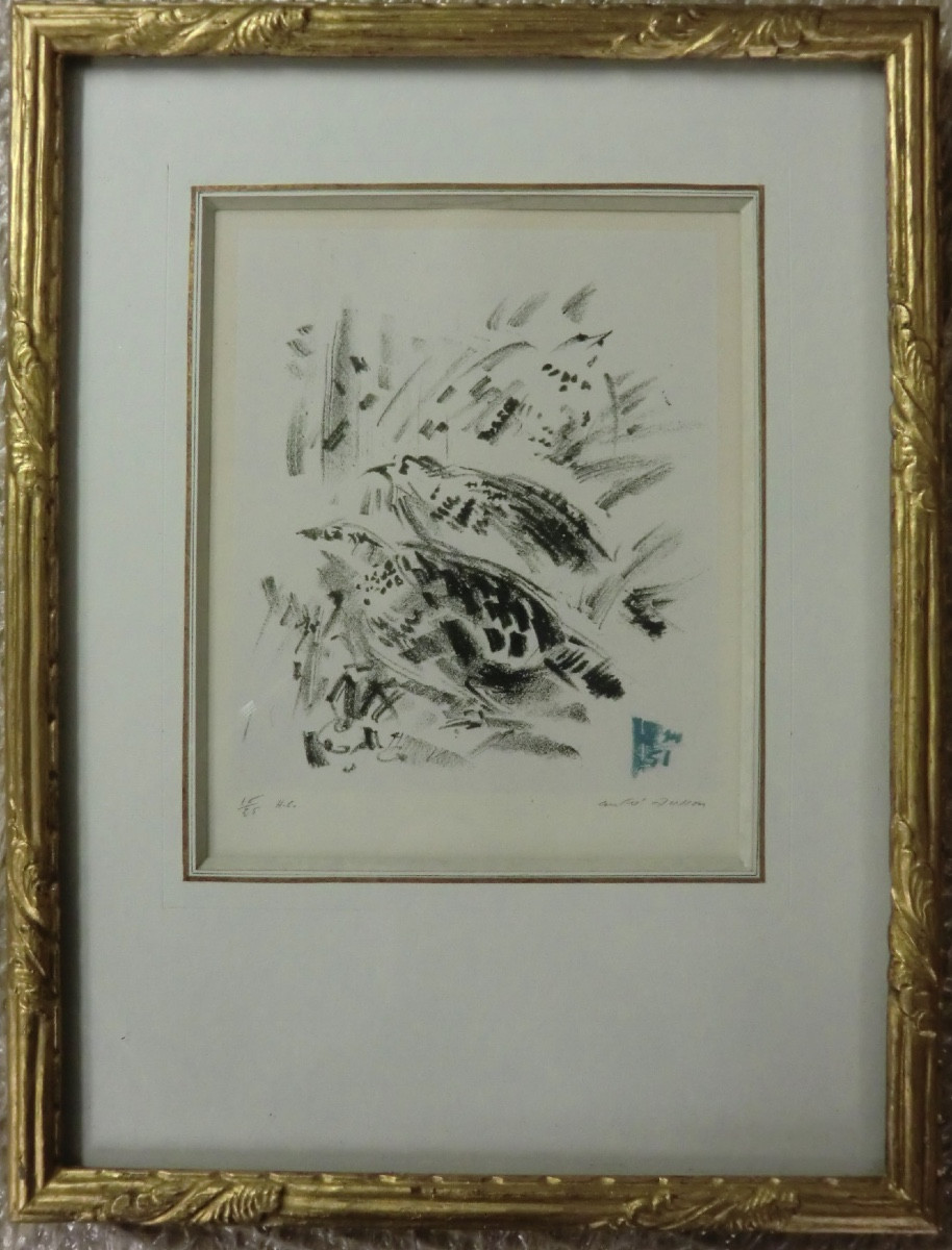 André Masson (1896-1987) "landscapes And Animals" 1950s Color Lithographs-photo-3