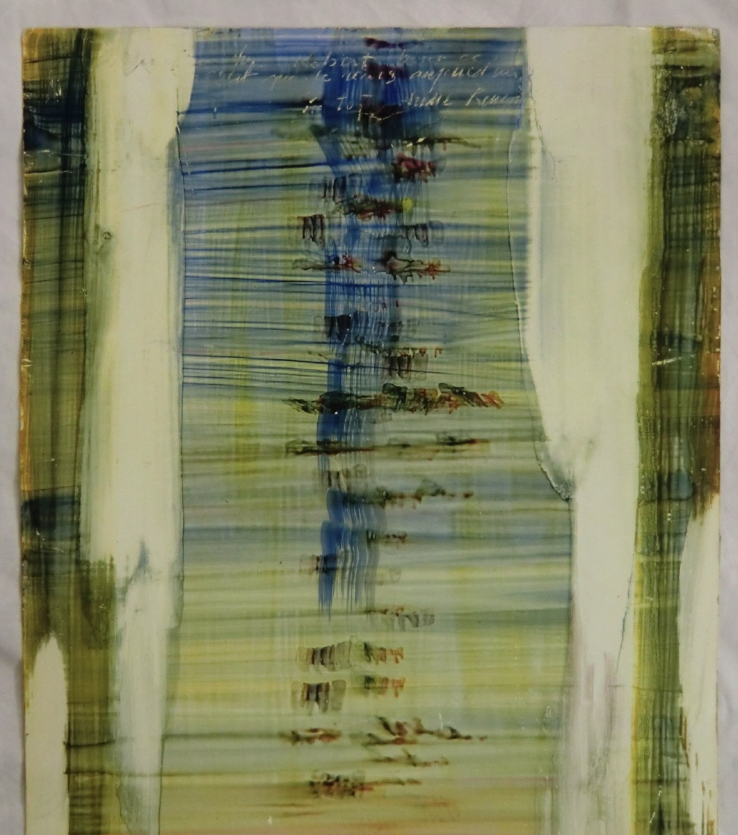 MALAVAL Robert (1937-1980) "Sans titre", 1974 Acrylique sur papier signé et daté 59,7 x 25 cm-photo-6