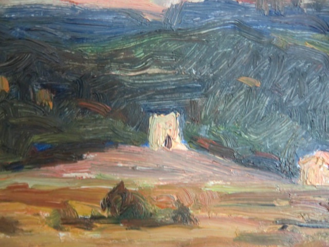 Arnaud Marcel (1877–1956) “landscape Near Aix” Oil On Cardboard, Signed, Framed, 19 X 28 Cm-photo-2