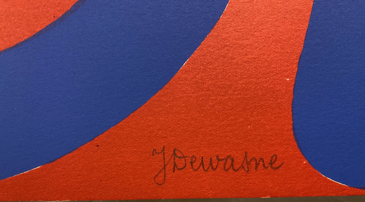 Dewasne, Jean (1921–1999), “longitude Est,” 1960, Signed And Numbered Color Lithograph, 48 X 64.5-photo-3