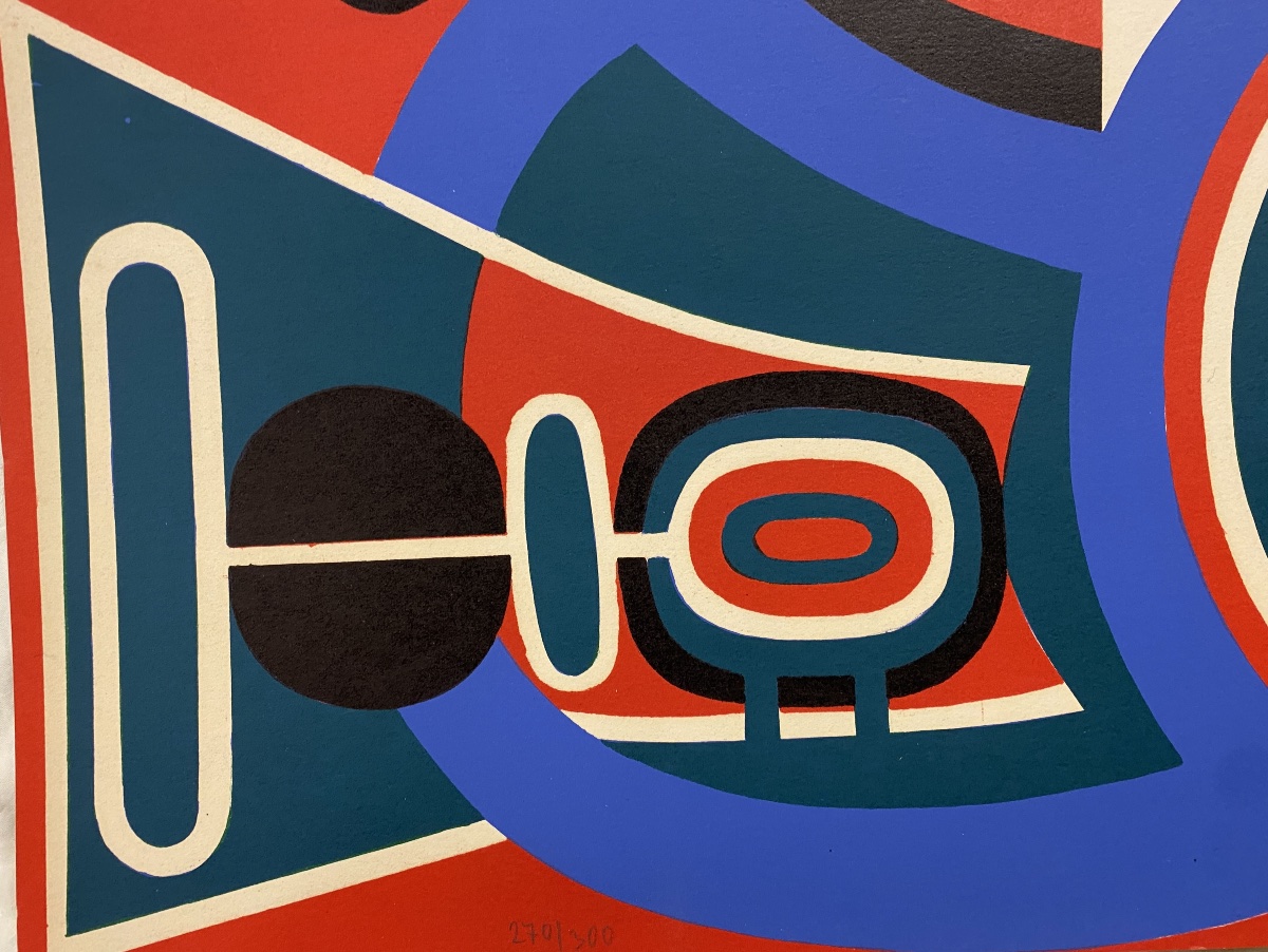 Dewasne, Jean (1921–1999), “longitude Est,” 1960, Signed And Numbered Color Lithograph, 48 X 64.5-photo-4