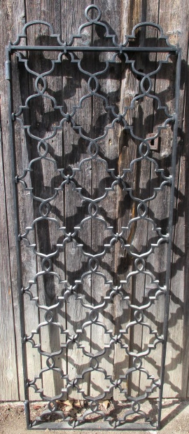 Grille En Fer Forgé Années 1950