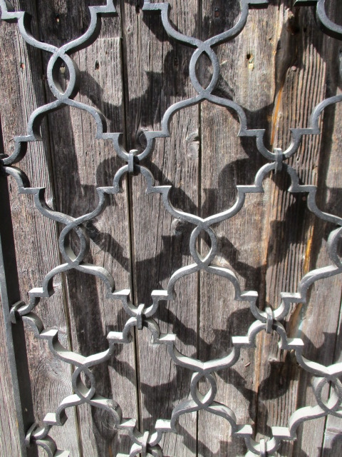 Wrought Iron Grid 1950s-photo-2
