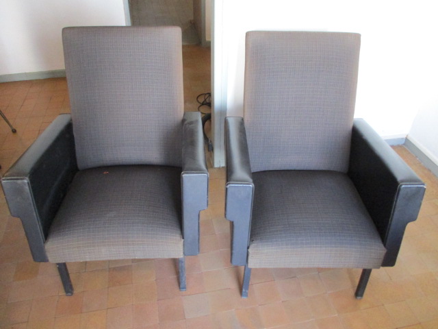 Vintage 1960s Armchairs Pair