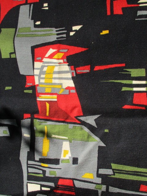Royer Christian Tapestry Printed Wool 1950 Th Abstract Subject-photo-3
