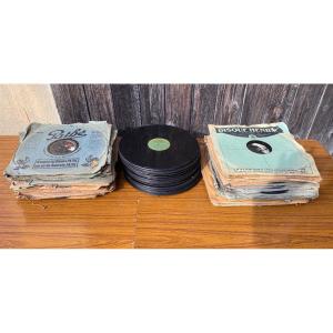 Lot Of Approximately One Hundred 78 Rpm Micro-groove Records From The Early 20th Century: Operas And Operettas