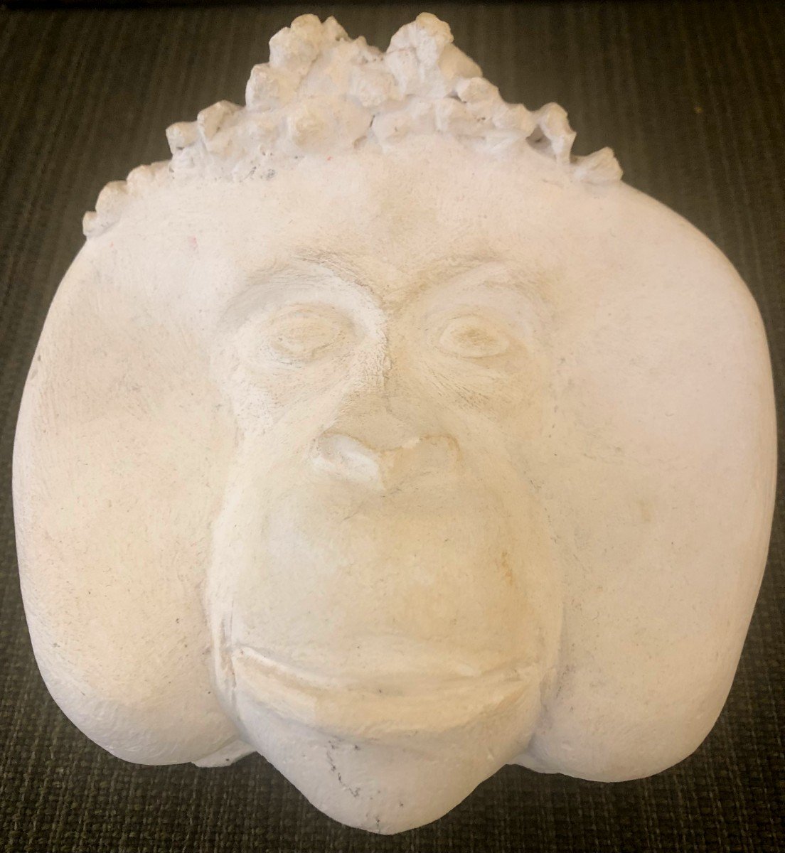 Original Plaster "monkey Head" Robert Leroy Wattiaux