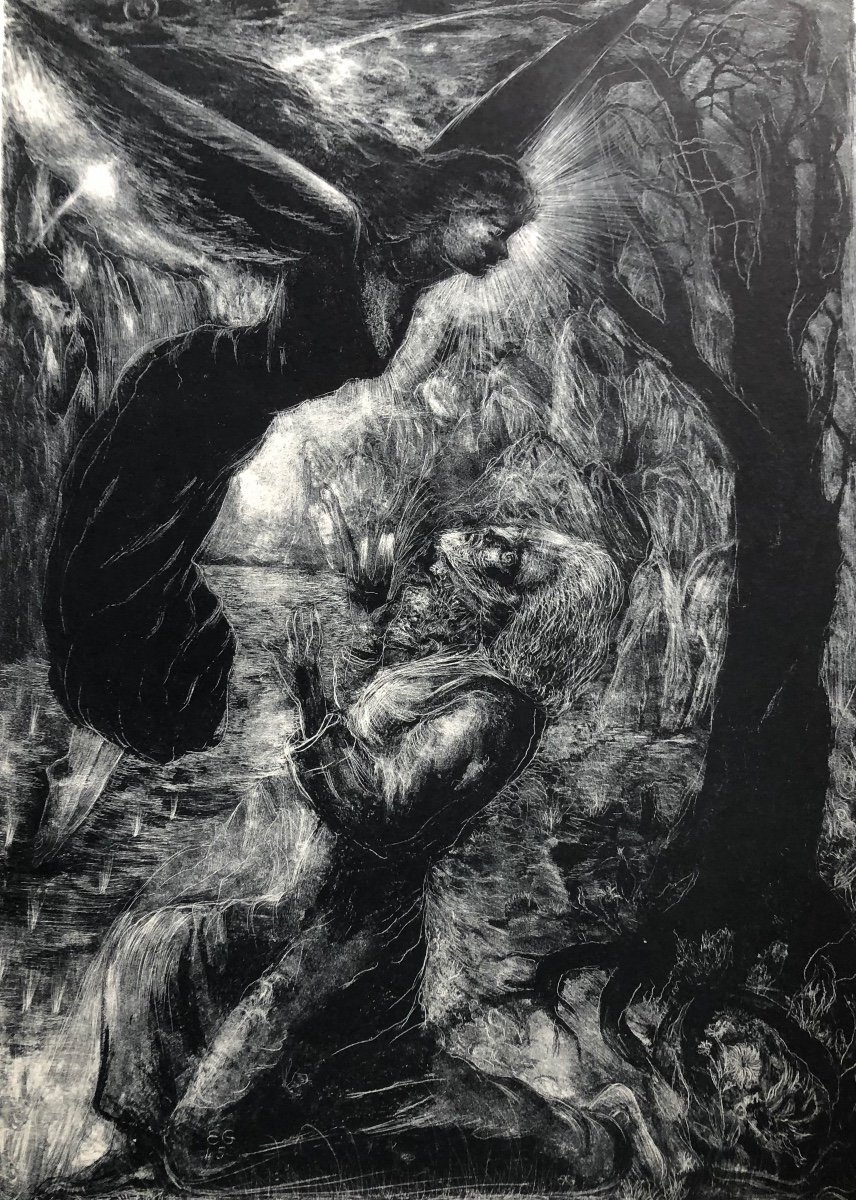 "saint John The Apocalypse" Book Illustrated By Goerg 1945-photo-1
