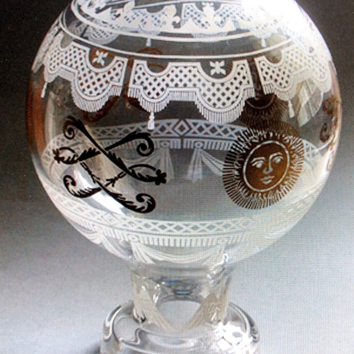 Montgolfière en cristal créée par Xavier Froissard pour Daum en 1989-photo-2