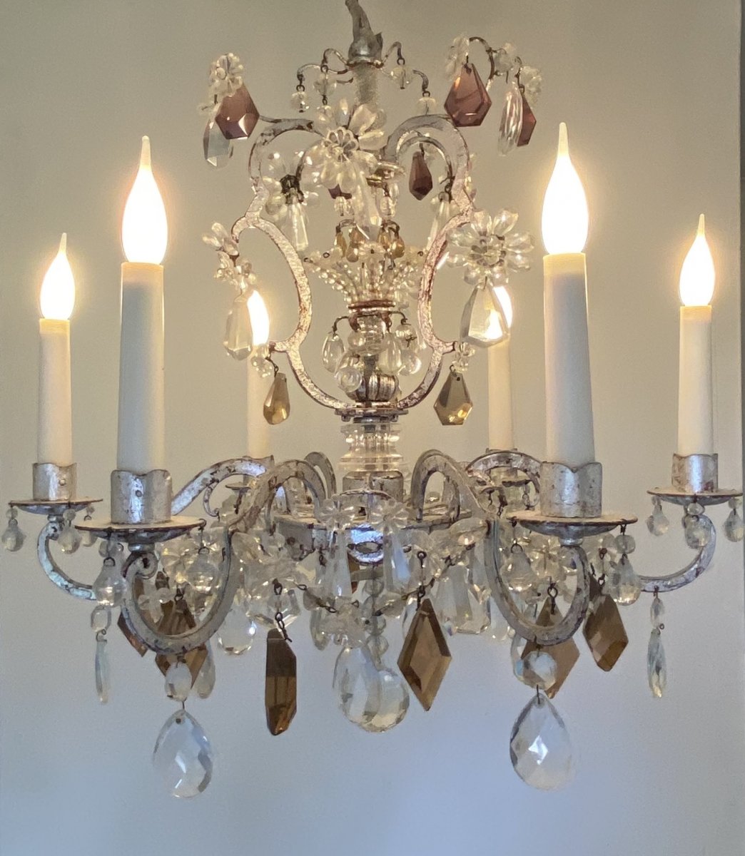 Silver Chandelier From Maison Baguès