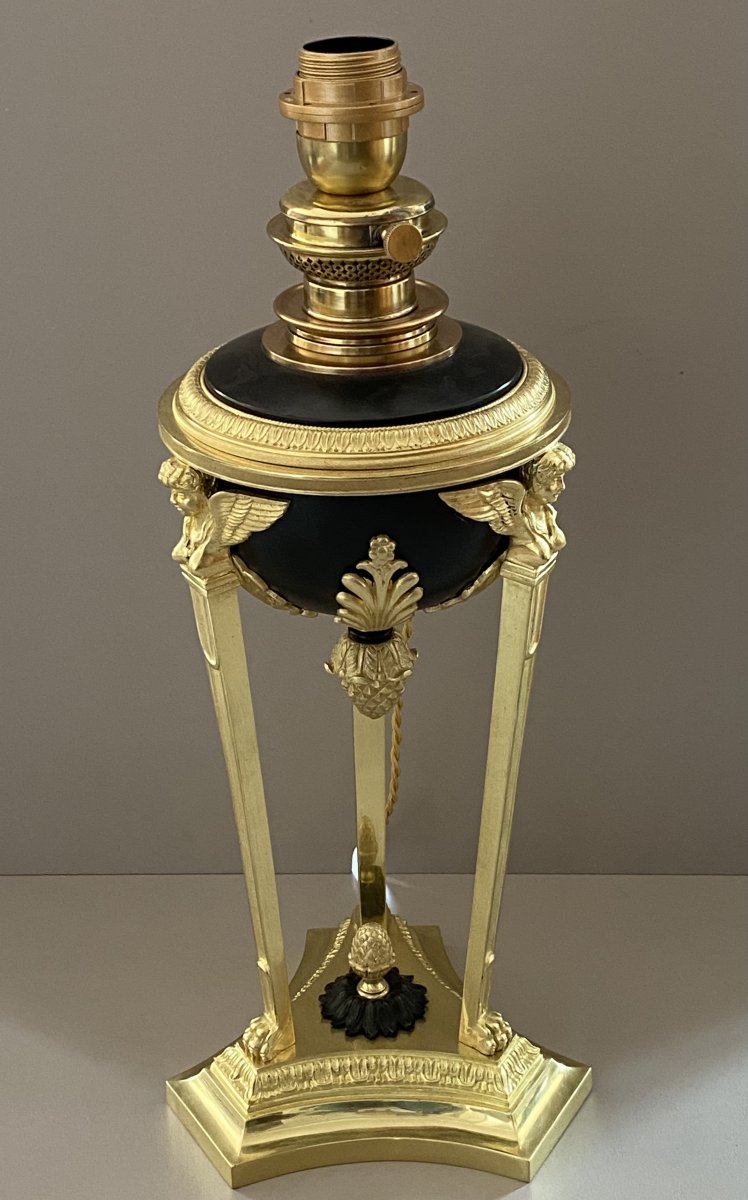 Empire Style Athenian Kerosene Lamp