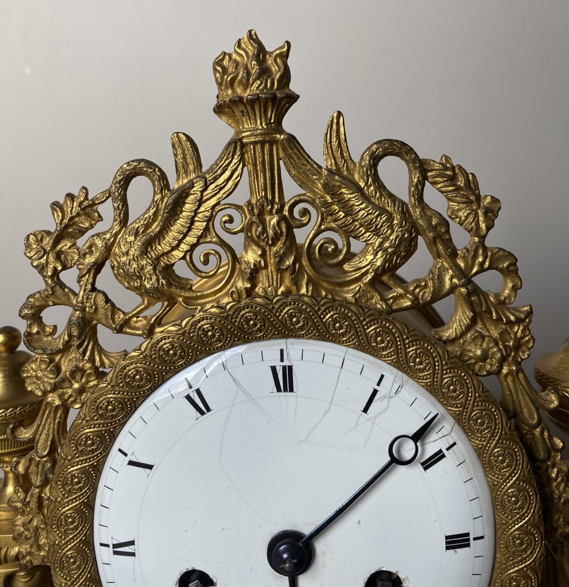 Empire Clock "aux Cariatides"-photo-3