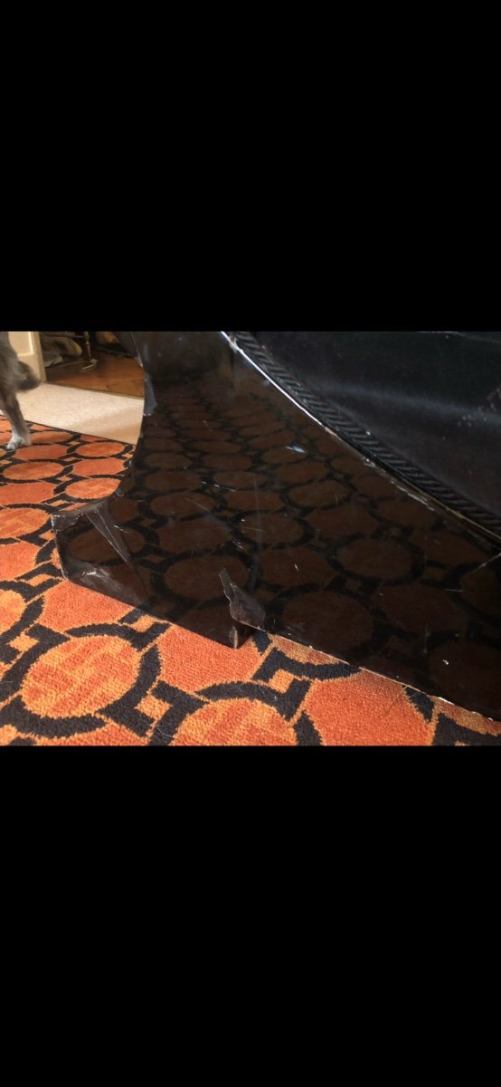 Art Deco Period Curule Bench In Black Lacquered Wood, Provenance Madame Vivienne Woolley-hart-photo-2