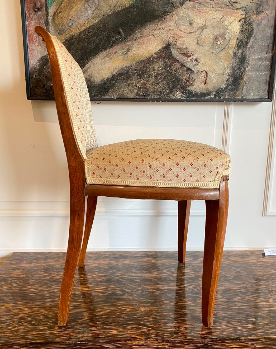 Jules Leleu Rare Rosewood Chair Circa 1926-photo-2