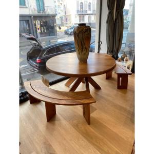 Pierre Chapo T21 Dining Room Table In Elm