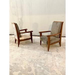 Maxime Old Pair Of Armchairs From The Late 1930s