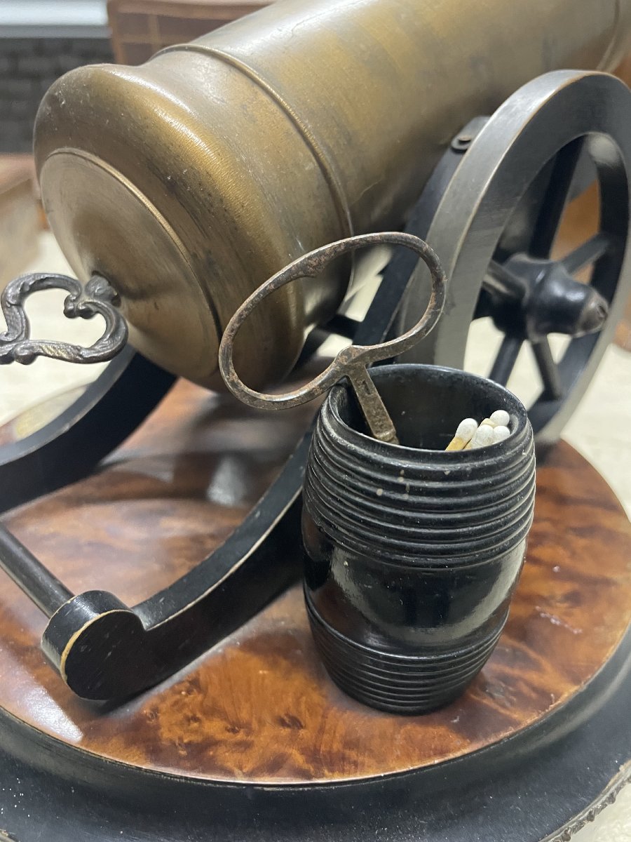 Barrel-shaped Cigar Holder; Alfred Giroux, Paris, Circa 1875.-photo-4