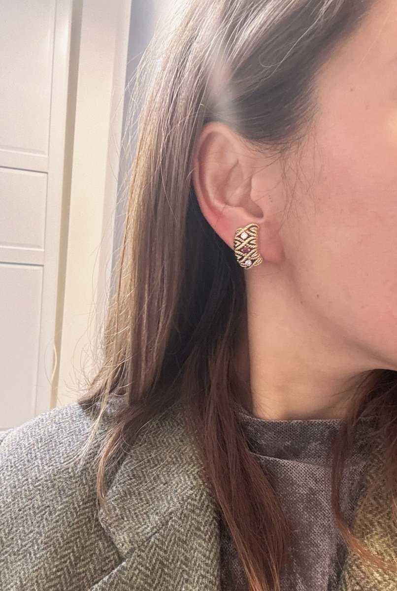 Van Cleef & Arpels - 18k Gold Earrings-photo-2