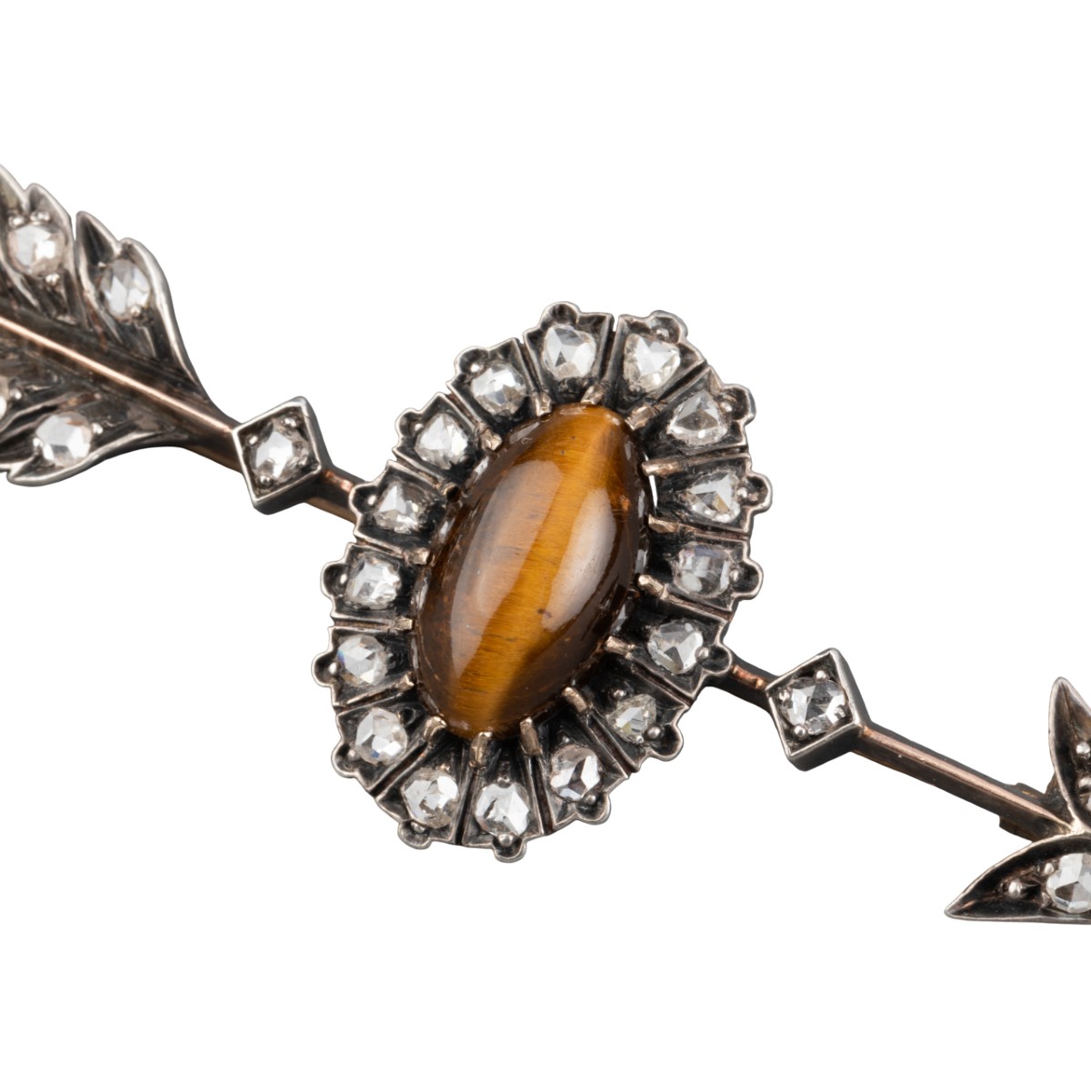 19th Century ‘love Is Blind’ Arrow Brooch-photo-2