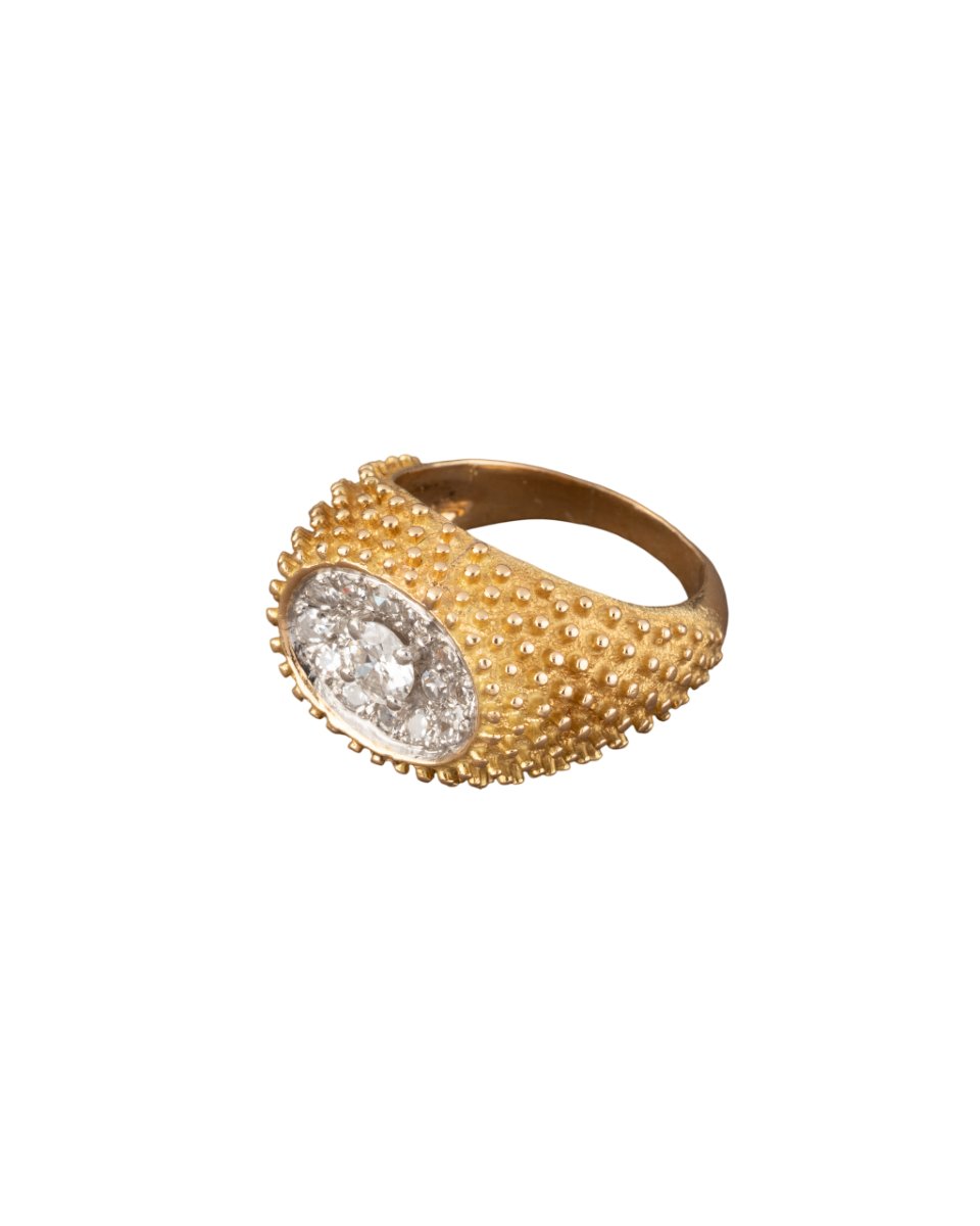 Bague en or 18k et diamants-photo-3