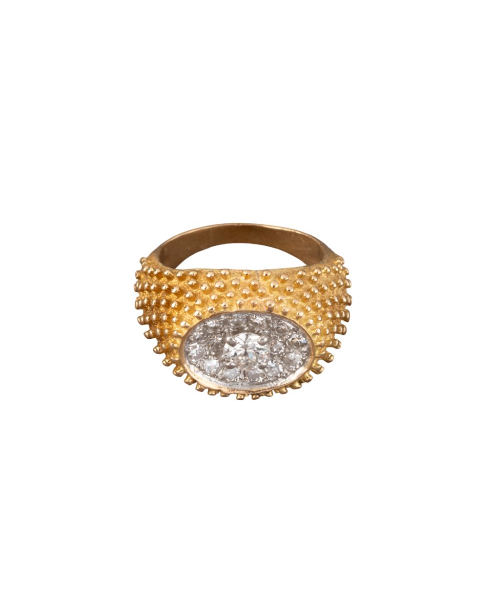 Bague en or 18k et diamants-photo-4