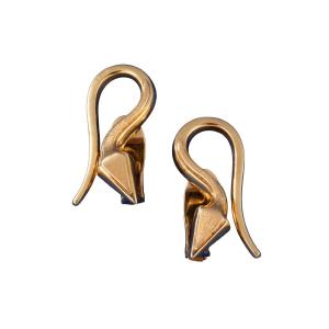LALAOUNIS paire de clips d'oreilles serpents en or 18k