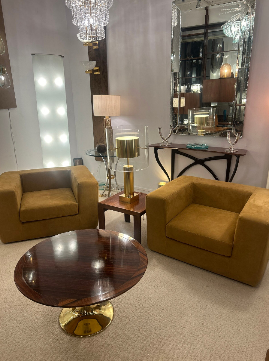 Paire de fauteuils Modèle Throw-away, circa 1965-photo-2