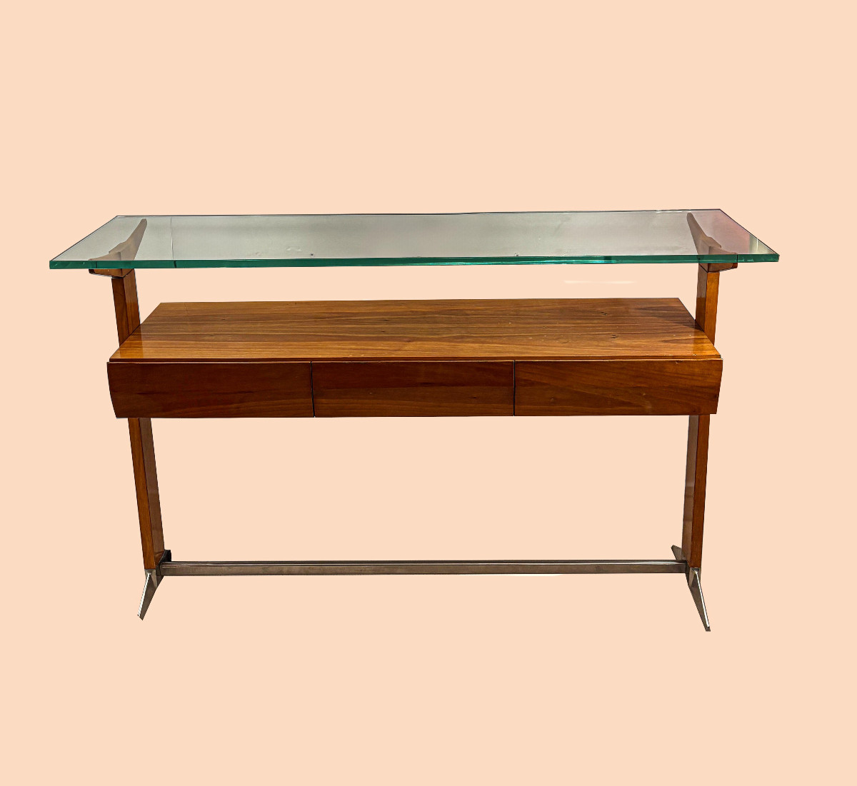 Console en verre d'Ignazio Gardella