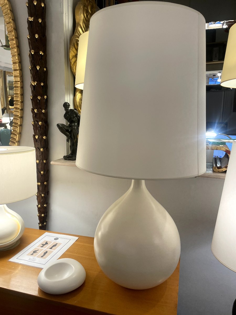Grande lampe  en céramique, Atelier de Charolles-photo-2