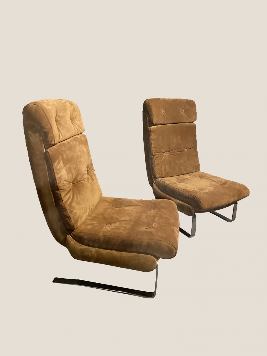 Pair Of Fireside Chairs 1970