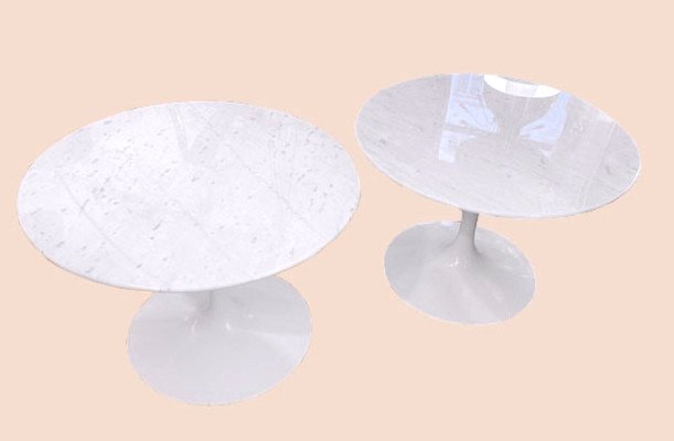 Paire de Tables Basse Eero Saarinen Pour Knoll International