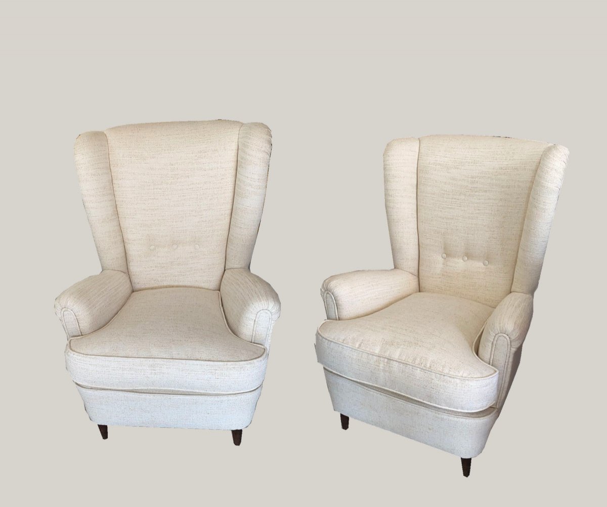 Pair Of Paolo Buffa Armchairs