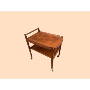 Table à Roulettes Danoise En Teck, Circa 1950