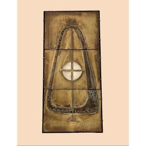 Wall Panel Made Of 3 Ceramic Plates