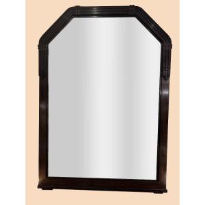 Art Deco Mahogany Mirror, Circa 1929
