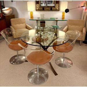 Suite de quatre chaises modèle « Champagne »