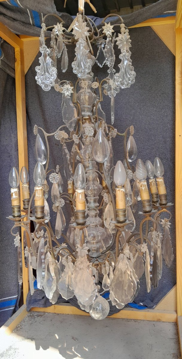 Tassel Chandelier With 12 Lights: Height 120 Cm