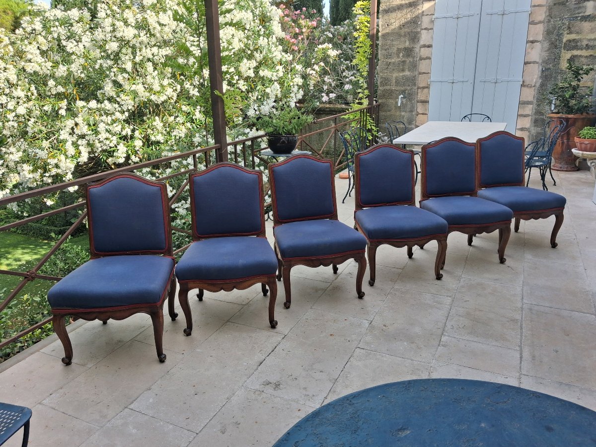 Set Of Six 18th-century Chairs