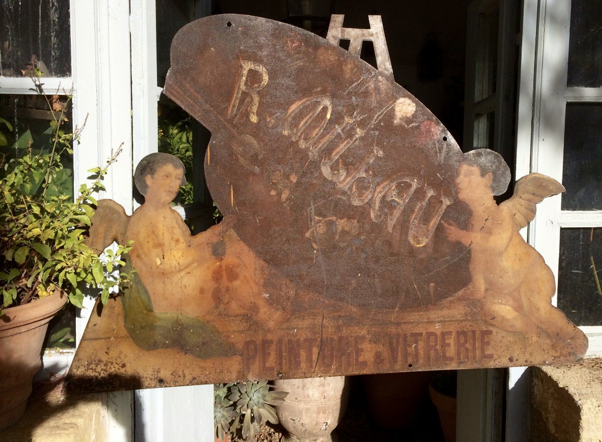 Painted Tin Sign-photo-2