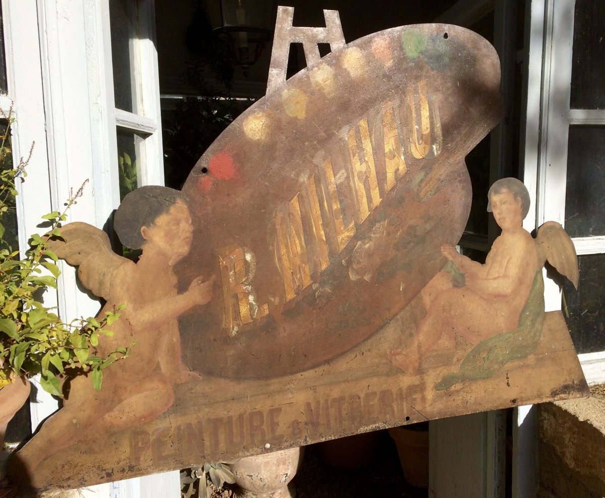 Painted Tin Sign-photo-1