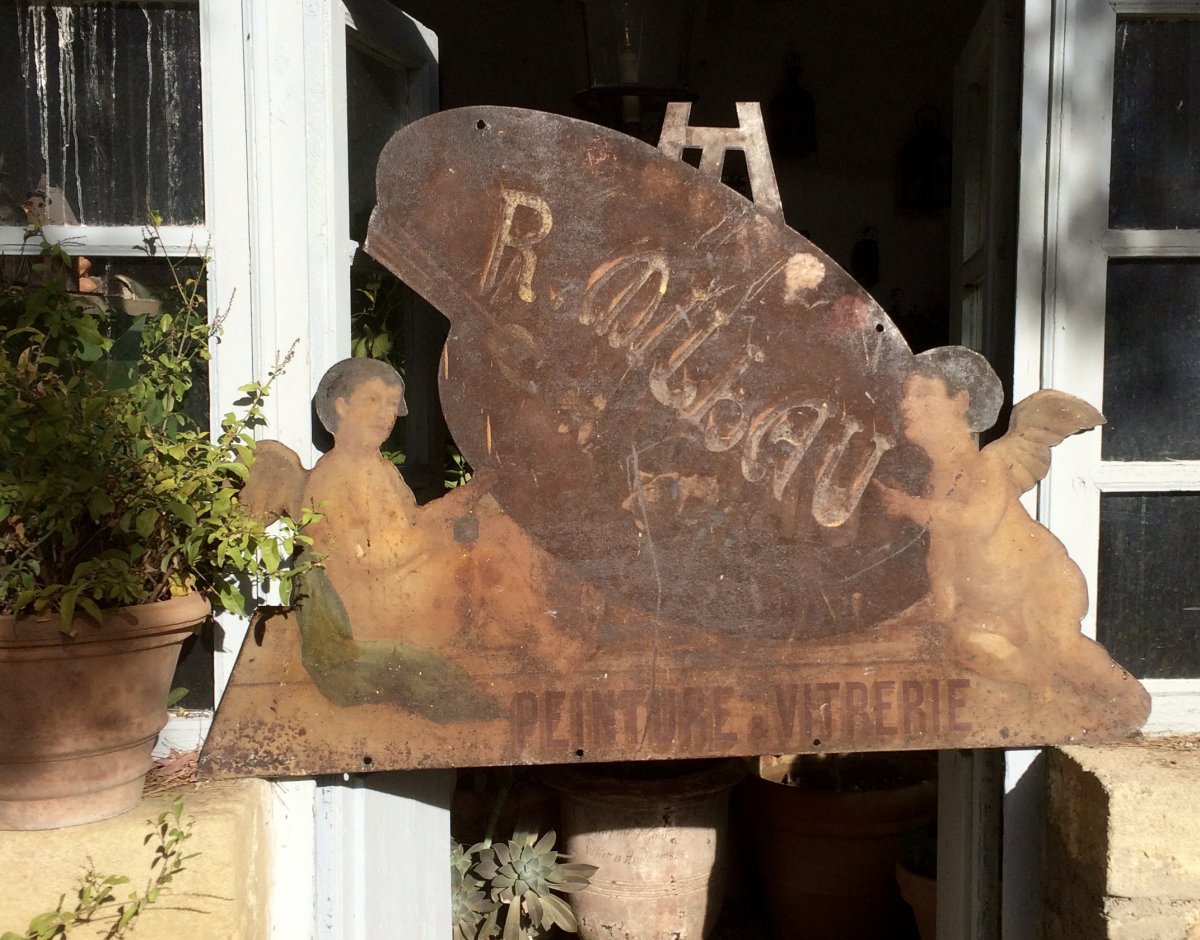 Painted Tin Sign-photo-2