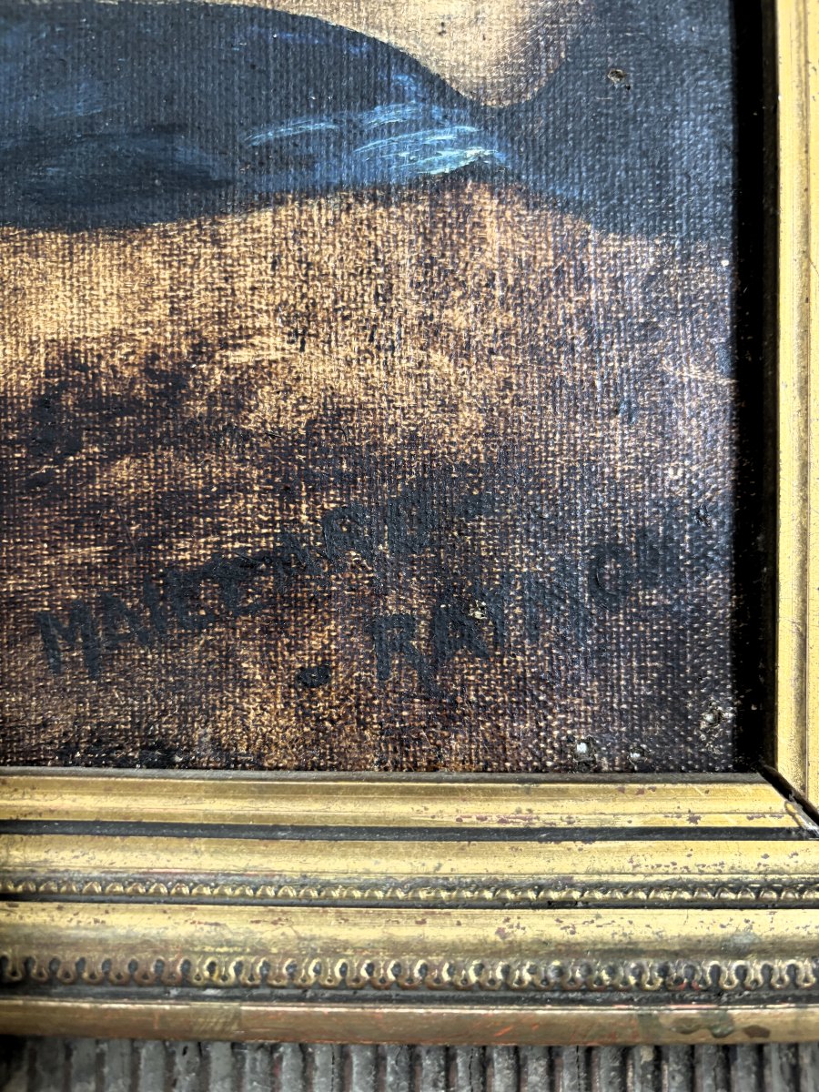 R. Maillard – The Bathers (modern Painting, 20th Century) – Genre Scene/landscape/nude-photo-4