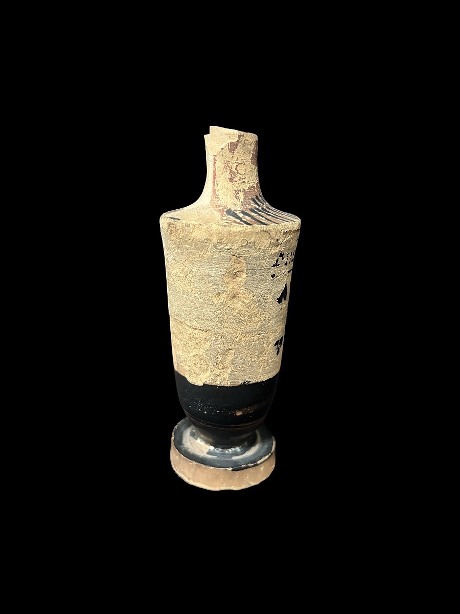 Lécythe (Lekythos) Antique, Grèce Epoque Classique (475 - 450 av. J.-C.) - Céramique Attique-photo-4