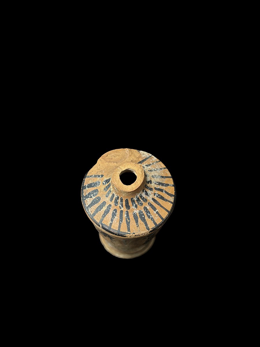 Lécythe (Lekythos) Antique, Grèce Epoque Classique (500 av. J.-C.) - Céramique Attique-photo-1