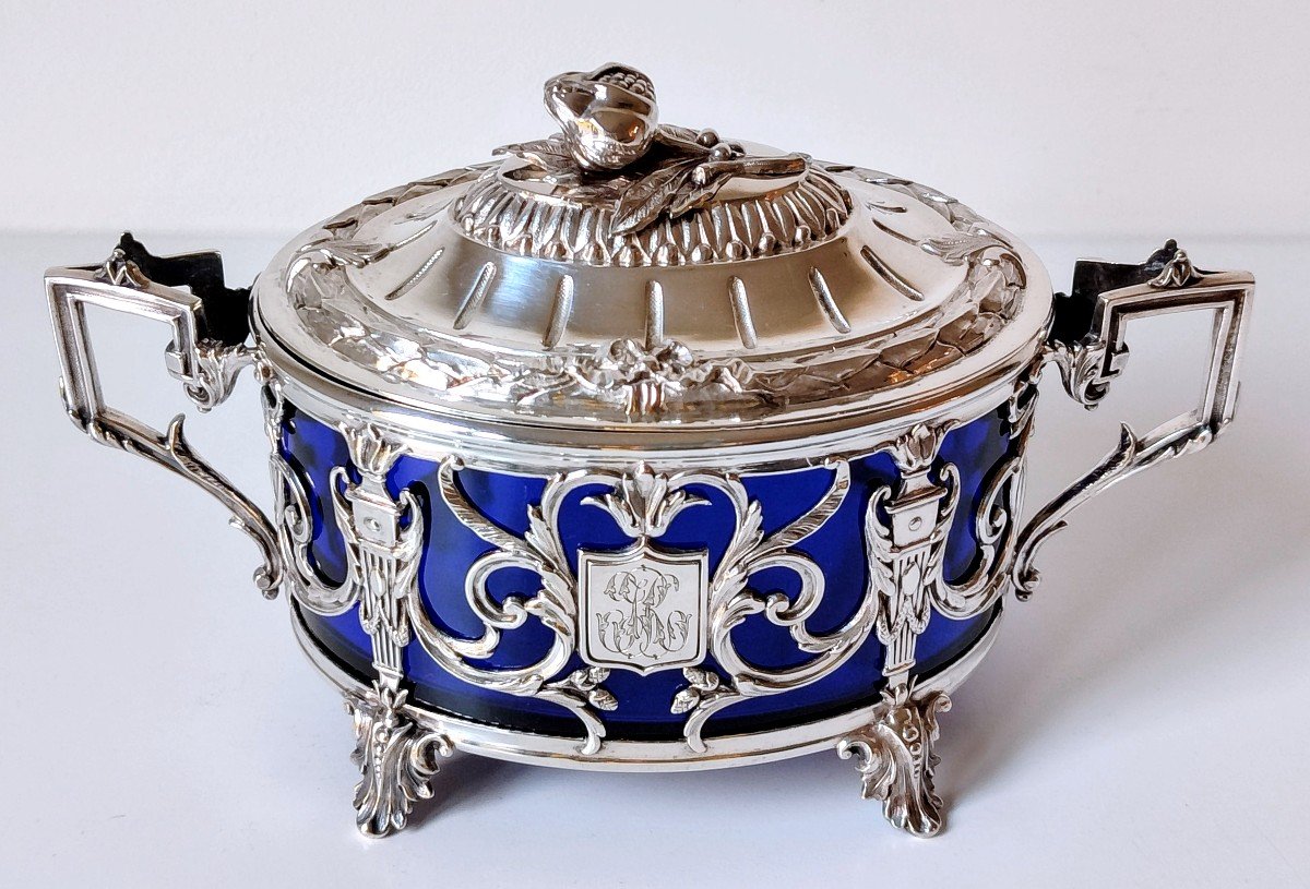 Solid Silver Sugar Bowl -photo-2