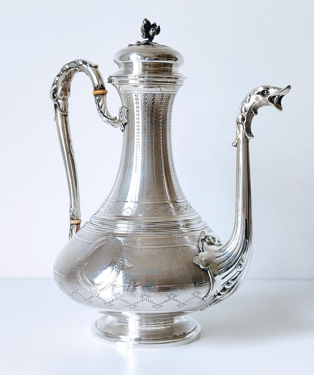Solid Silver Coffee Pot -photo-4