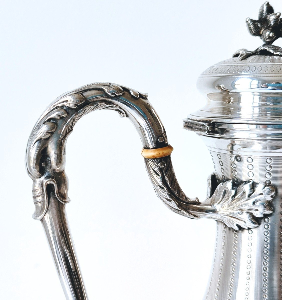 Solid Silver Coffee Pot -photo-2