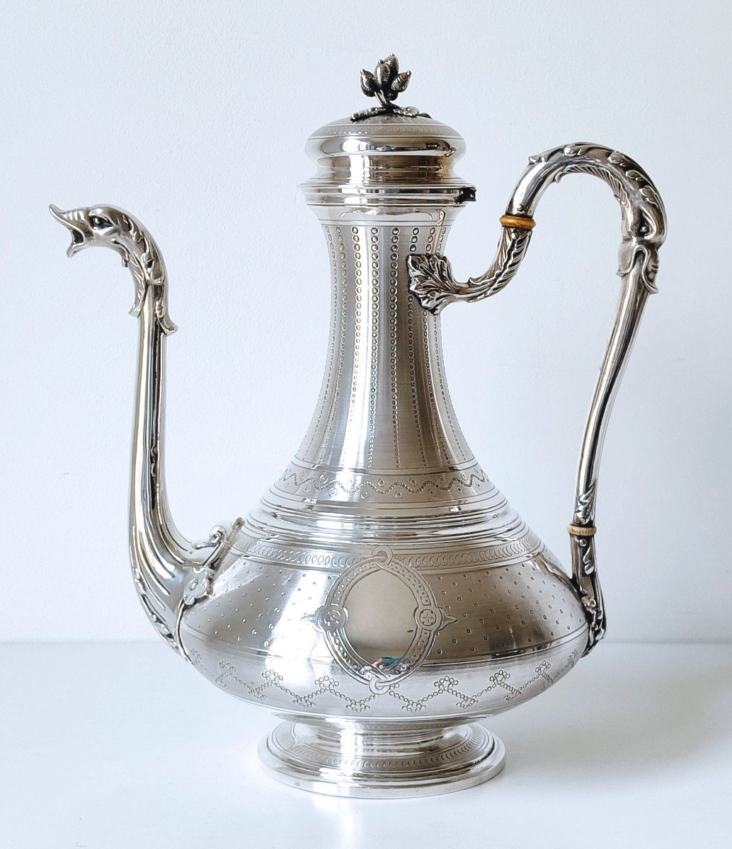 Solid Silver Coffee Pot 