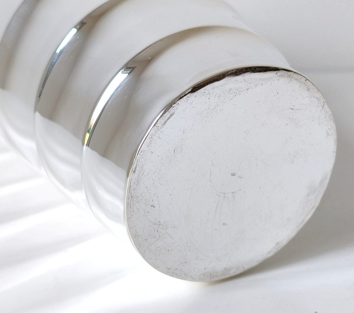 Shaker art deco en argent massif Delheid -photo-2